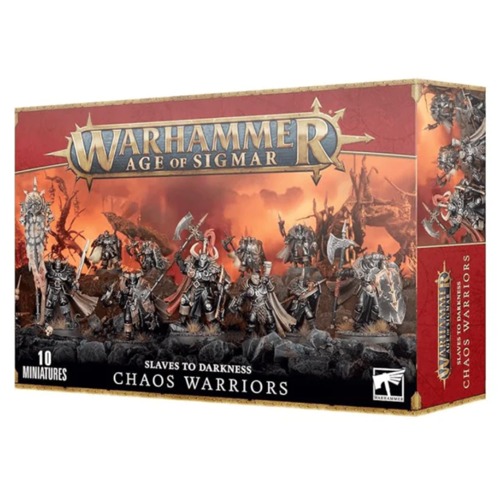 Warhammer Age of Sigmar Slaves to Darkness "Chaos Warriors" Miniatures Set