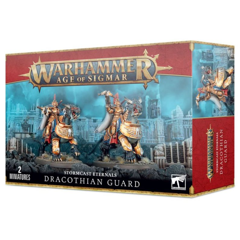 Warhammer Age of Sigmar Stormcast Eternals "Dracothian Guard" Miniatures Set