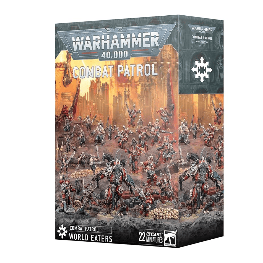 Warhammer 40,000 Combat Patrol "World Eaters" Miniatures set