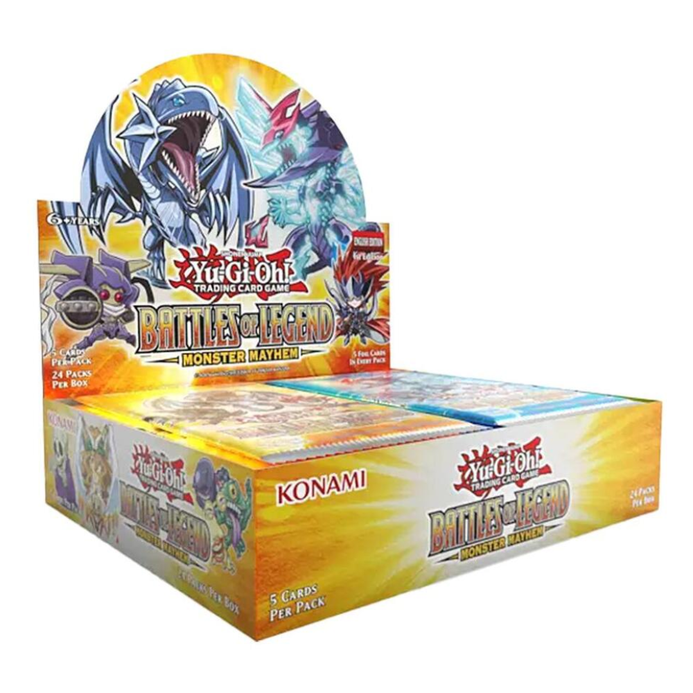Yu-Gi-Oh! Battles of Legend: Monster Mayhem Booster Display